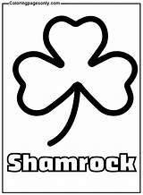 Shamrock Free Coloring Page  Printable Pages sketch template