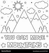 Mountain Coloring Pages sketch template