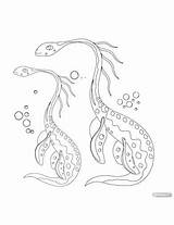 Water Dinosaurs Coloring Pages sketch template
