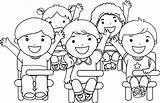 Preschool Classroom Coloring Pages sketch template