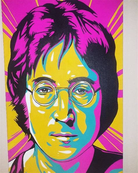 John Lennon Pop Art Portraits Pop Art Wpap Art - vrogue.co