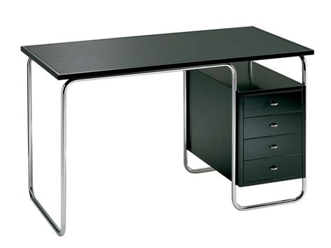 Stainless steel office desk with drawers COMACINA by Zanotta design Piero Bottoni