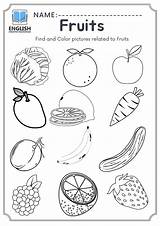 Vocabulary Coloring Book sketch template