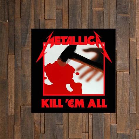 Metallica kill 'em all metal art print | Etsy