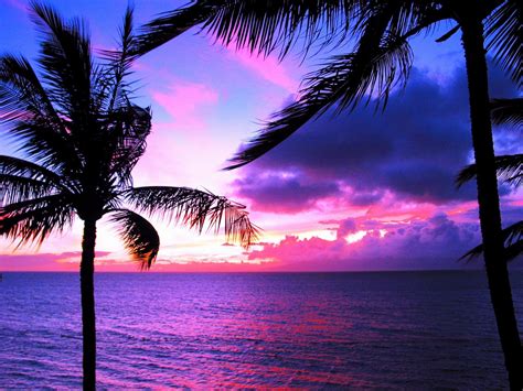 Wallpapers Hawaii Maldives | Sonnenuntergang tapete, Strand wallpaper ...