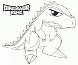 Dino King Coloring Pages sketch template