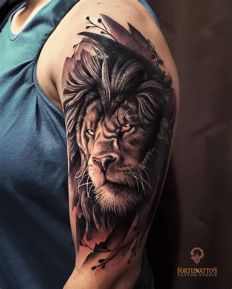 Tattoo Realismo / Leao | Aslan dövmesi, Hayvan dövmeleri, Maori dövme tasarımları