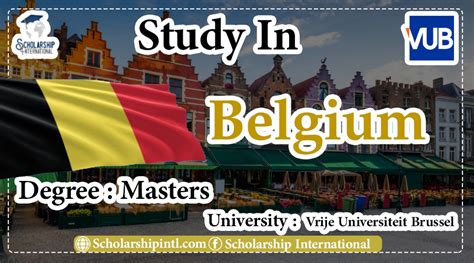 Belgium Scholarship - Vrije University Bressel's Scholarships for ...