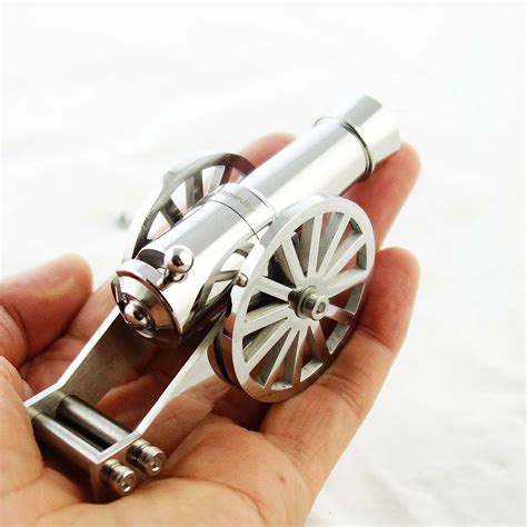 Mini Napoleon Cannon Metal Desktop Model Big Gun Artillery Kit for Col – sunhilltoy