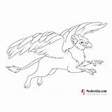 Griffin Coloring Page sketch template