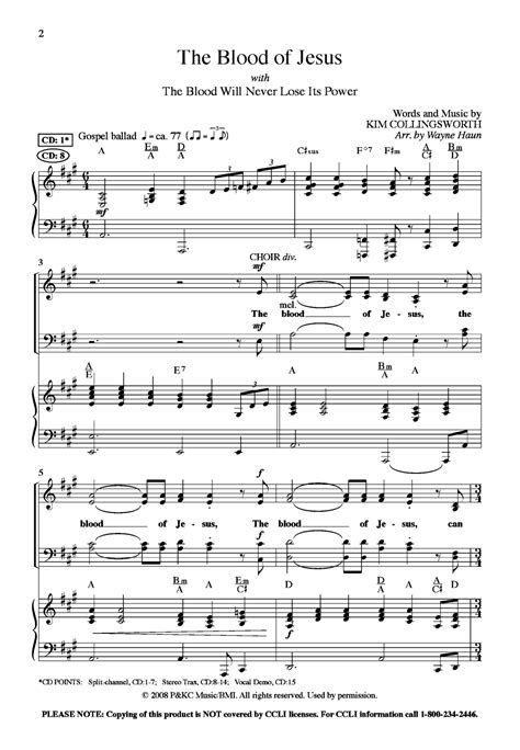 The Blood of Jesus (SATB ) by Wayne Haun| J.W. Pepper Sheet Music