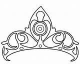 Simple Princess Crown coloring Page  Download Print Or Color Online sketch template