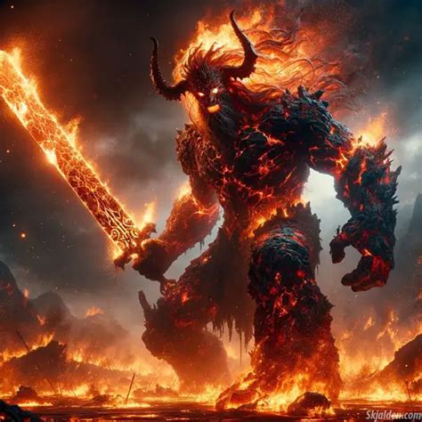 Surtr: The Fire Giant's Role in Ragnarok Explained - Skjalden.com