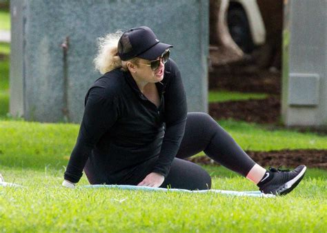 Rebel Wilson - Workout in a Sydney park -15 | GotCeleb