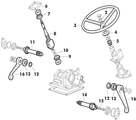 Ford 3000 Manual Steering Gearbox Parts | Ford Gearbox Parts