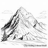 Mountain Coloring Pages  Free & Printable sketch template