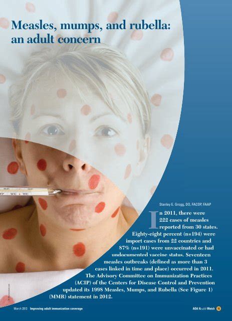 Measles, mumps, and rubella: an adult concern - CECity