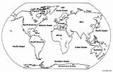 Coloring Pages World Map sketch template