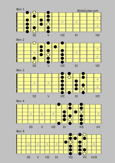 G Major Scale Fretboard Diagrams Chords Notes And Charts Guitar Images