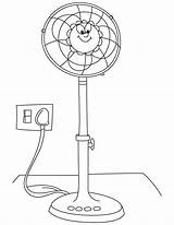 Fan Clip Art Black And White Sketch Coloring Page sketch template