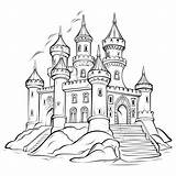 Castle  Coloring Drawing » Zumipic sketch template