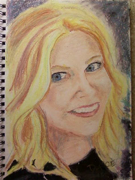 self portrait - *oil pastel / textured paper, 9x12 (2013) *aka crayons for adults - until I ...
