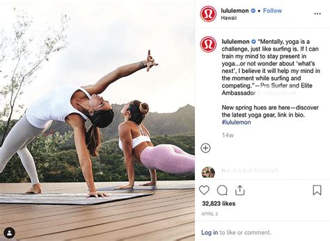 LuluLemon, 2019. Instagram screenshot, https://www.instagram.... | Download Scientific Diagram