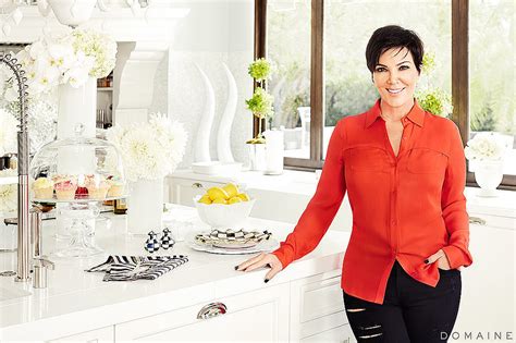 Kris Jenner's Black and White Kitchen | The Megamansion Guide to Keeping Up With the Kardashians ...