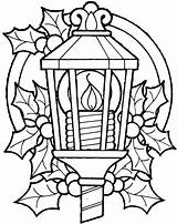 Camping Lantern Coloring Page sketch template