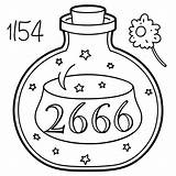 Free Printable Halloween potion Bottle coloring Pages For Kids  sketch template