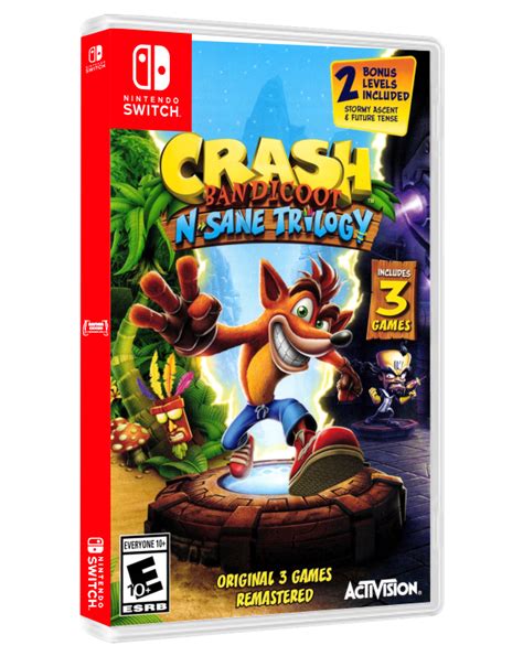 CRASH BANDICOOT: N. SANE TRILOGY (SWITCH) – Games Caxas