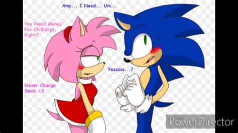 Amy Kisses Sonic Comic