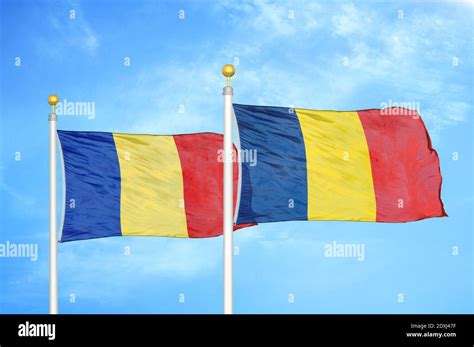 Romania chad flag hi-res stock photography and images - Alamy