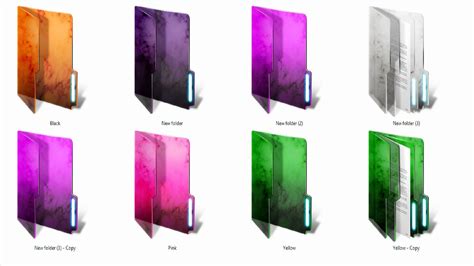 How To Customize Folders Icon With Different Colors In Windows | Full HD... | Custom folders ...