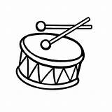 Drum Coloring Pages For Kids sketch template