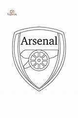 UEFA Arsenal Ausmalbild ♥ Kostenlos Drucken Und Online sketch template