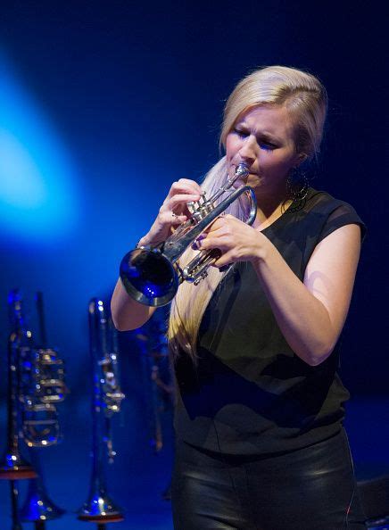 Alison Balsom performs on stage at Birmingham Town Hall on October 14 ...