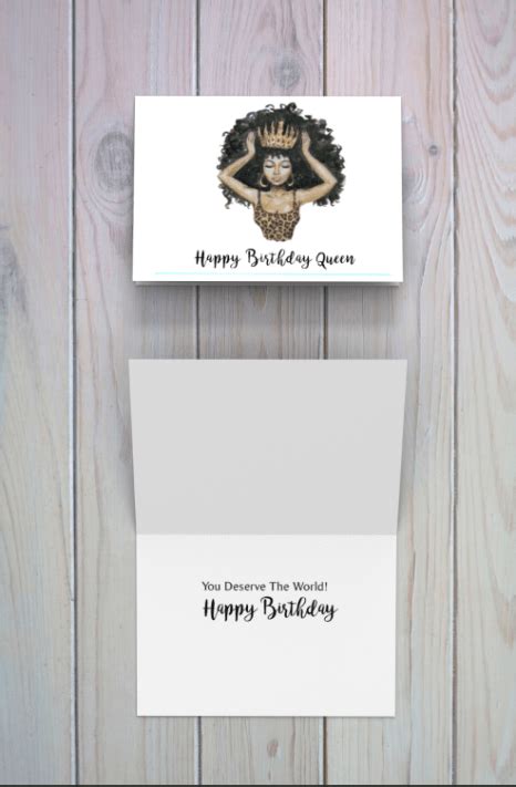 Greeting Card - Happy Birthday Queen - Thankful Sweets