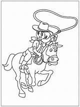 Cowboy Coloring Pages  Free Printable For Kids sketch template