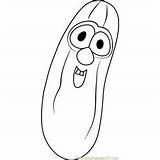 Larry The Cucumber Coloring Pages sketch template