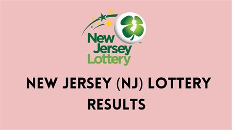 New Jersey (NJ) Lottery Results Pick 3 / Pick 4 Winning Numbers