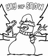 Snow Coloring Pages Printable sketch template