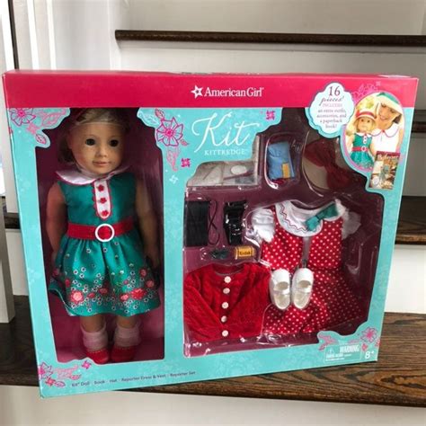 American Girl Kit Kittredge- 1 Doll with two outfits and Accessories: Includes: dress, sweate ...