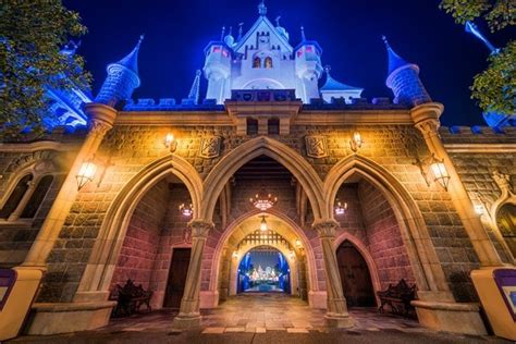 Disney Parks After Dark: Sleeping Beauty Castle at Hong Kong Disneyland | Disney Parks Blog