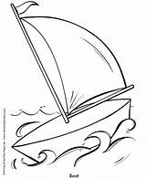 Free Sailboat Coloring Pages For Kids sketch template