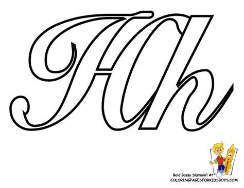 Classic Coloring Pages Alphabet | Cursive | Letters | Free | Numbers - Coloring Home