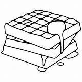 Waffle Coloring Pages  Free Printable For Kids sketch template