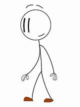 Simple Stickman Coloring Page sketch template