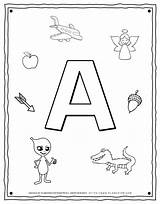 Things That Start With A Coloring Sheet sketch template