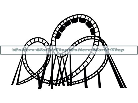 Roller Coaster 5 SVG Roller Coaster PNG Roller Coaster - Etsy UK